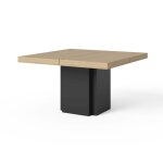 Table à manger chêne et noir l150 Table à manger chêne et noir l150