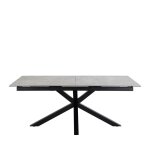 Table à manger extensible 6 à 12 personnes 200 - 240x100cm - gris Table à manger extensible 6 à 12 personnes 200 - 240x100cm - gris