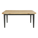 Table à manger pliante en manguier 10 personnes 160 / 240 Table à manger pliante en manguier 10 personnes 160 / 240