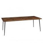 Table à manger rectangulaire 220x100cm bois recyclé Table à manger rectangulaire 220x100cm bois recyclé