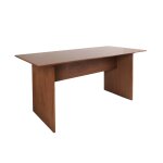 Table à manger rectangulaire 6 places couleur noyer Table à manger rectangulaire 6 places couleur noyer