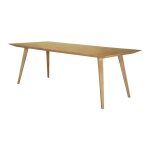 Table à manger rectangulaire 8 / 10 pl l. 220 en teck recyclé Table à manger rectangulaire 8 / 10 pl l. 220 en teck recyclé