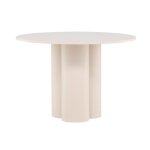 Table � manger ronde 110cm en bois pied design oly bois (mdf)