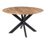 Table à manger ronde 4 personnes 120 cm en bois massif Table à manger ronde 4 personnes 120 cm en bois massif