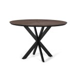 Table à manger ronde en bois de teck recyclé, diamètre 120 cm Table à manger ronde en bois de teck recyclé, diamètre 120 cm
