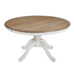 Table  manger ronde extensible 6  8 personnes l140 / 190