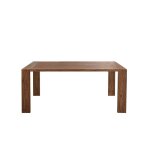 Table en mindi massif finition noyer 8 pers.