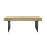 Table en panneau de fibres de moyenne densité plaqué épicéa 200x94 Table en panneau de fibres de moyenne densité plaqué épicéa 200x94