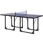 Table de ping - pong transformable en 2 tables pliables bleu Table de ping - pong transformable en 2 tables pliables bleu
