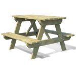 Table de pique - nique en bois traité Table de pique - nique en bois traité