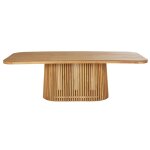 Table professionnelle en bois de teck 8 / 10 personnes l240