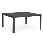 Table � rallonge en aluminium anthracite 149�97 cm - 149�149 cm