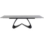 Table à rallonges bellagio 180x95cm noire kare design Table à rallonges bellagio 180x95cm noire kare design