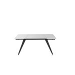 Table à rallonge en céramique blanche 180 / 260x95 Table à rallonge en céramique blanche 180 / 260x95