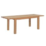 Table � rallonge en teck recycl� 160x95 - 220x95 cm