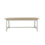 Table rectangle extensible effet bois chêne 8 - 12 couverts Table rectangle extensible effet bois chêne 8 - 12 couverts