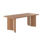 Table rectangulaire en bois d'orme 8 personnes Table rectangulaire en bois d'orme 8 personnes