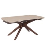 Table rectangulaire extensible c�ramique 6 / 10 places l170 / 250