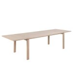 Table rectangulaire extensible en chêne blanchi l200 / 300 Table rectangulaire extensible en chêne blanchi l200 / 300