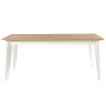 Table rectangulaire extensible en chne l180 / 260
