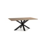 Table rectangulaire avec pied en fer pour 6 / 8 personnes 180x76 cm Table rectangulaire avec pied en fer pour 6 / 8 personnes 180x76 cm