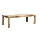 Table de repas 10 / 12 couverts teinte claire