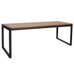 Table repas 180 cm en bois massif clair Table repas 180 cm en bois massif clair