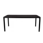 Table repas en bois frêne noir 180 cm Table repas en bois frêne noir 180 cm