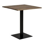 Table de repas carrée en bois de chêne l70 cm Table de repas carrée en bois de chêne l70 cm