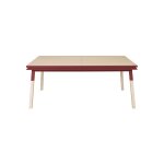 Table repas rectangulaire 140x90 cm sans rallonge, 100% frêne massif Table repas rectangulaire 140x90 cm sans rallonge, 100% frêne massif