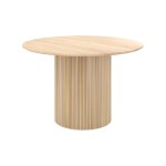 Table ronde 4 personnes en bois de manguier d120 cm