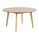 Table ronde en bois 8 places d140
