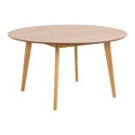 Table ronde en bois 8 places d140 chêne Table ronde en bois 8 places d140 chêne