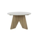 Table ronde effet bois chêne du bocage Table ronde effet bois chêne du bocage