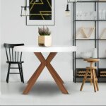 Table ronde extensible 10 places avec 3 rallonges blanc Table ronde extensible 10 places avec 3 rallonges blanc