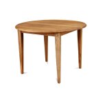 Table ronde extensible bois chêne moyen massif d115 Table ronde extensible bois chêne moyen massif d115