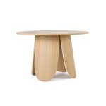 Table ronde de salle à manger en bois design d120 Table ronde de salle à manger en bois design d120