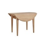 Table ronde  volets en chne massif d105