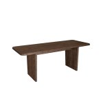 Table de salle � manger en bois noyer 200x80cm