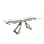 Table de salle  manger rectangulaire  rallonge