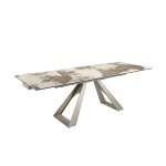 Table de salle à manger rectangulaire à rallonge Table de salle à manger rectangulaire à rallonge