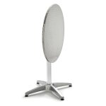 Table de terrasse inclinable ronde en aluminium Table de terrasse inclinable ronde en aluminium