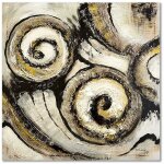 Tableau 69 abstraction 60 x 60 cm
