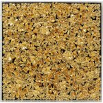 Tableau fleurs dores en relief sous vitre 80x80