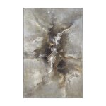 Tableau  l'huile en bois gris, 100x150 cm