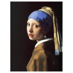 Tableau la jeune fille à la perle jan vermeer 50x70cm Tableau la jeune fille à la perle jan vermeer 50x70cm