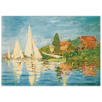 Tableau - r�gates � argenteuil claude monet 60x80cm