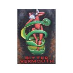 Tableau relief en mtal vin aromatis 120x80