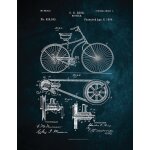 Tableau sur toile invention vlo 30x40