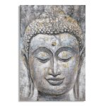Tableau sur toile multicolore bouddha 80x3x120 cm